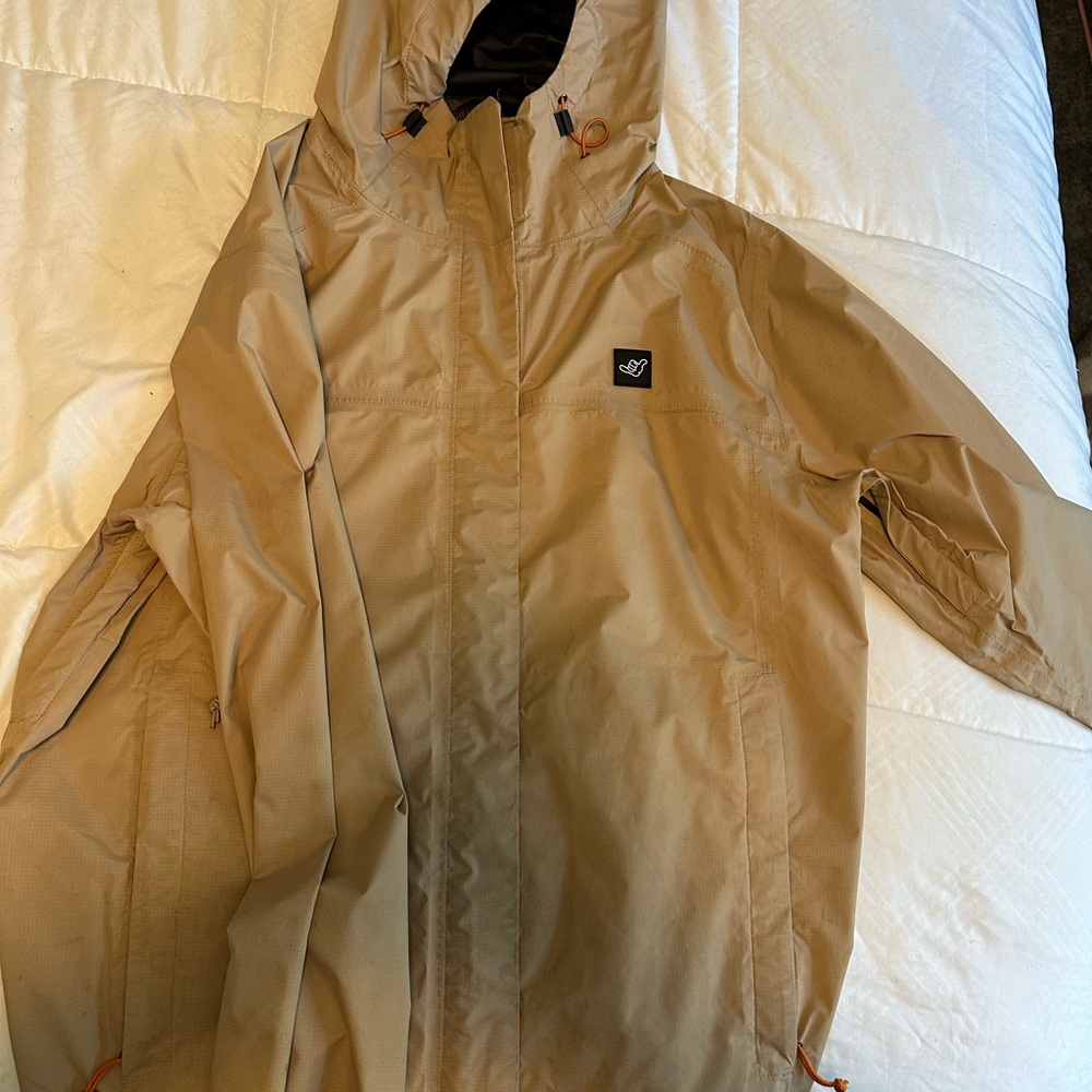 Tan Dutch Bros Windbreaker